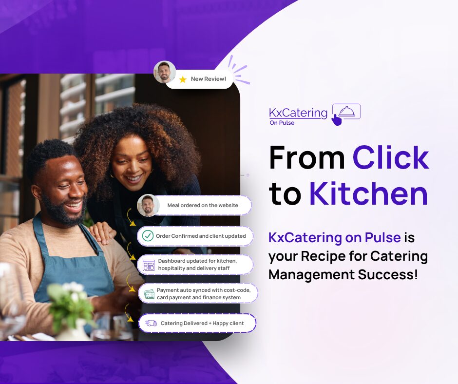 KxCatering on Pulse. University catering software